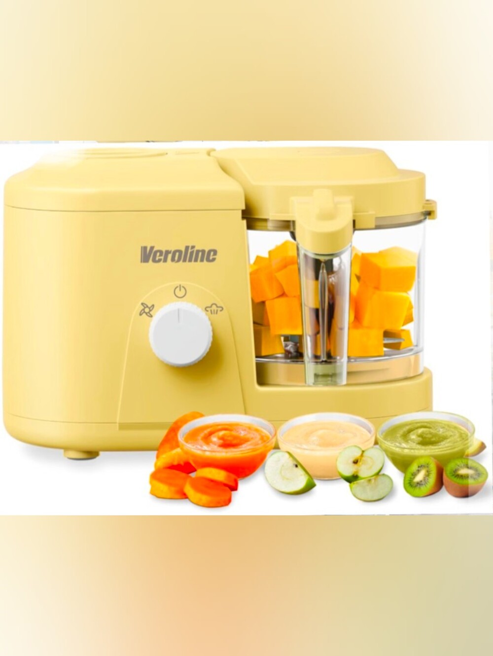 Baby Food Maker in Pale Yellow